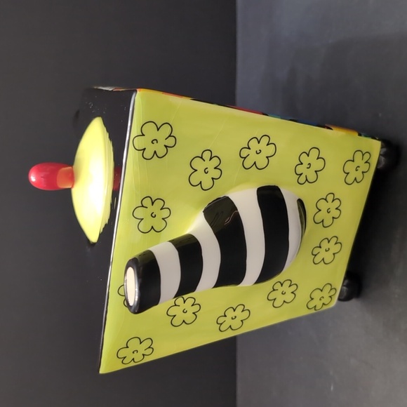 2009 Romero Britto It's a New Day Multi-colored Teapot, Signed By Artist. - Picture 2 of 12